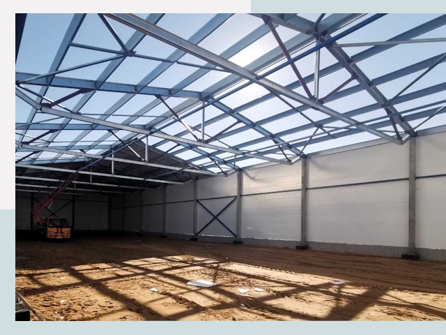 Строительство сенохранилищ в Усть-Илимске