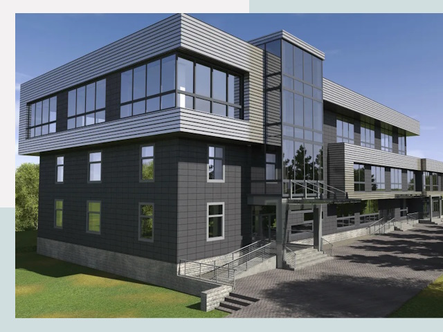 Административные здания в Усть-Илимске