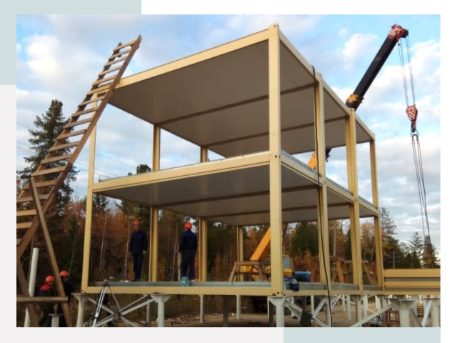 Строительство модульных здания Усть-Илимск