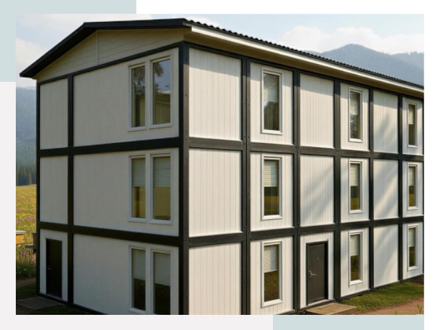 Модульные общежития в Усть-Илимске