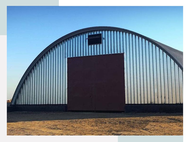 Арочные ангары в Усть-Илимске