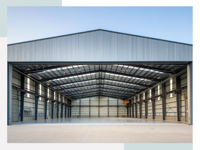 Большие ангары в Усть-Илимске