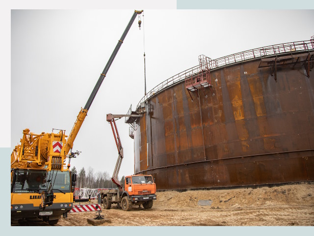 Монтаж резервуаров в Усть-Илимске от 624 руб. за м³