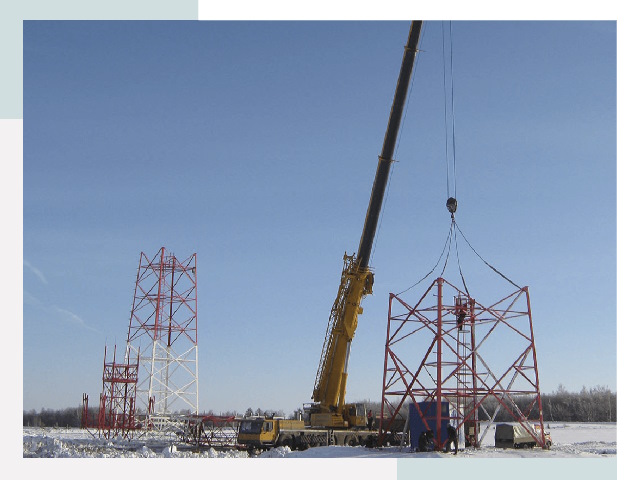 Монтаж вышек связи в Усть-Илимске