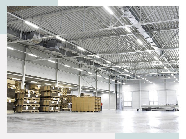 Освещение ангаров в Усть-Илимске