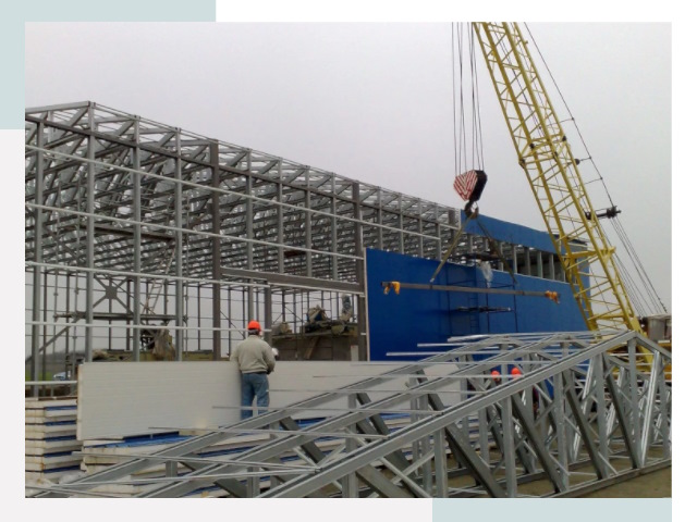 Монтаж ангаров в Усть-Илимске