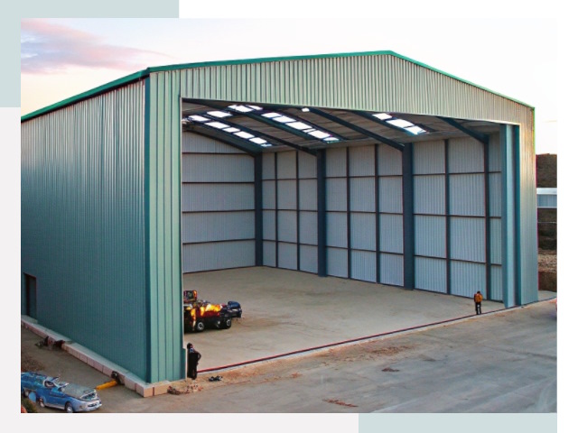 Строительство ангаров в Усть-Илимске